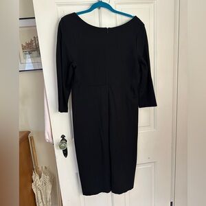 Talbots 12P Black Knit Empire dress 3/4 sleeve Orig $149 worn once $35 firm